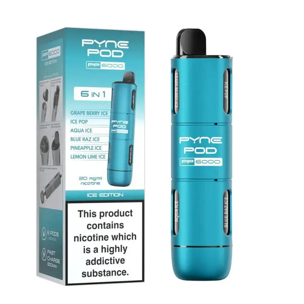 6 In 1 Pyne Pod PP6000 Disposable Vape Pod Kit Box of 5 My StoreNot Found Vape wholesale supplies
