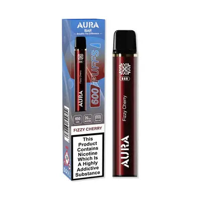 Aura Bar 600 Puffs Disposable Vape By Crystal Prime Vape Mart Uk