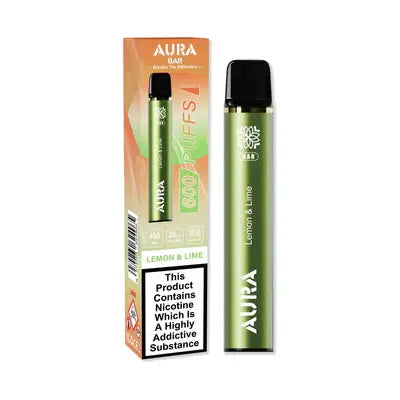 Aura Bar 600 Puffs Disposable Vape By Crystal Prime Vape Mart Uk