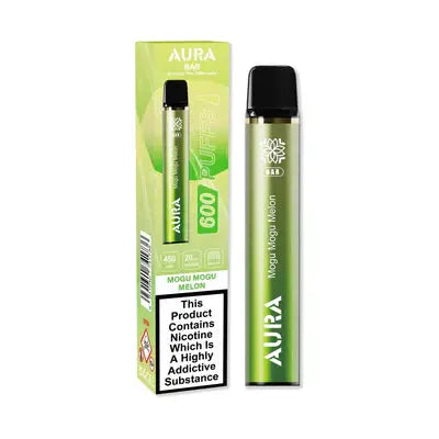 Aura Bar 600 Puffs Disposable Vape By Crystal Prime Vape Mart Uk