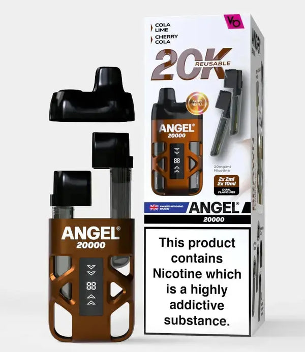 Angel 20000 Disposable Vape Box of 5 AngelNot Found Vape wholesale supplies