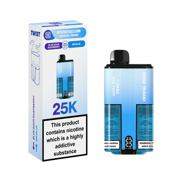 Crystal Prime Twist 25000 Disposable Vape - Vape Mart Uk