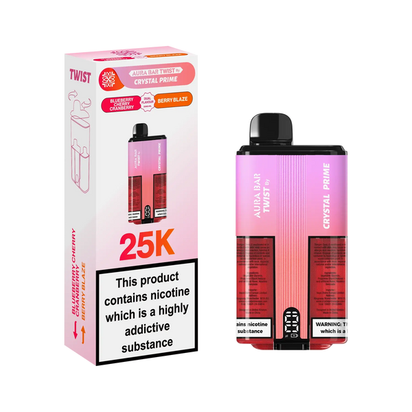 Crystal Prime Twist 25000 Disposable Vape - Vape Mart Uk