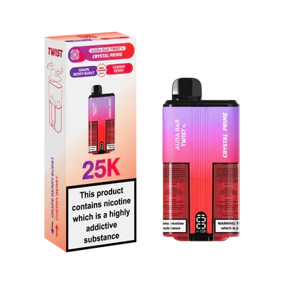 Crystal Prime Twist 25000 Disposable Vape - Vape Mart Uk