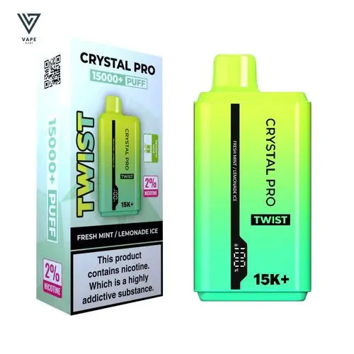Crystal Pro Twist 15000 Puffs Disposable Vape - Vape Mart Uk