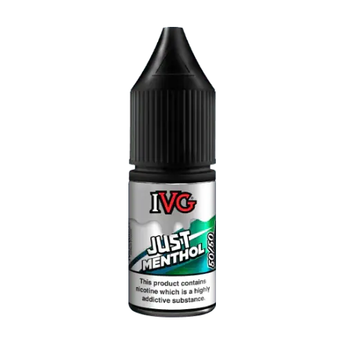 IVG - 50/50 JUST MENTHOL10ML BOX OF 10 My Store