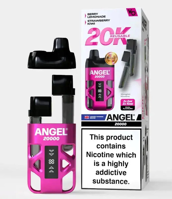 Angel 20000 Disposable Vape Box of 5 AngelNot Found Vape wholesale supplies