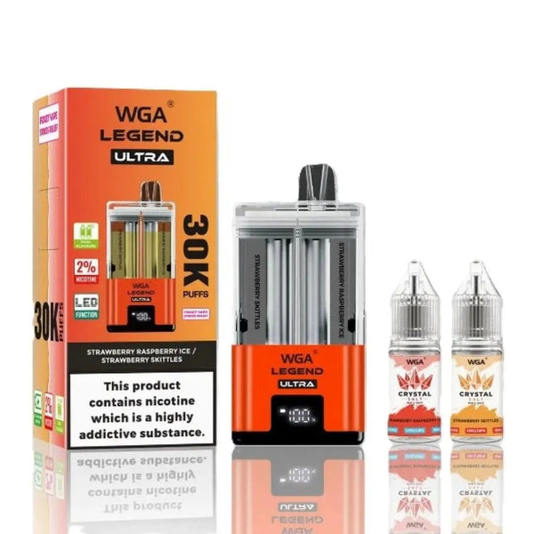 UK First TPD 30k WGA Ultra With Refillable Option Vape Mart Uk