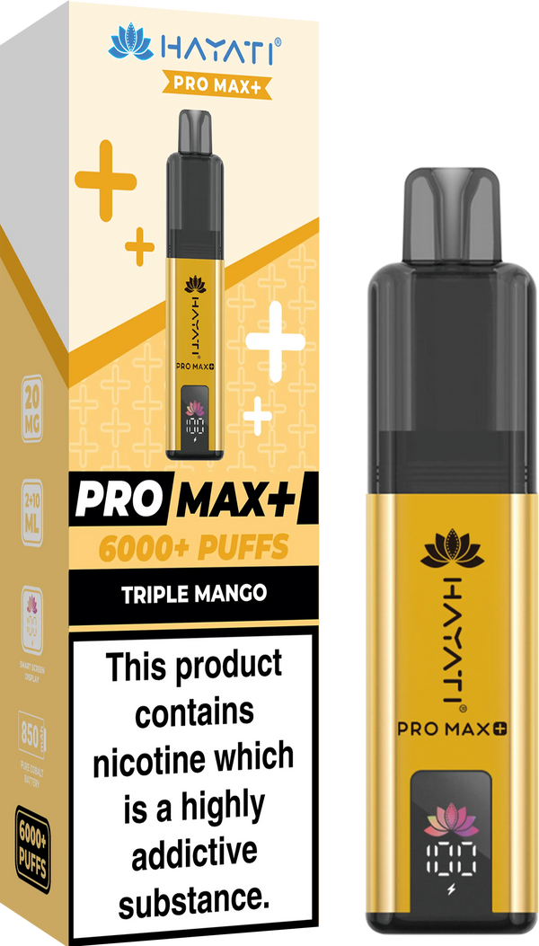 Hayati Pro Max 6000 Puffs Disposable Vape Pack of 10 - Vape wholesale supplies 