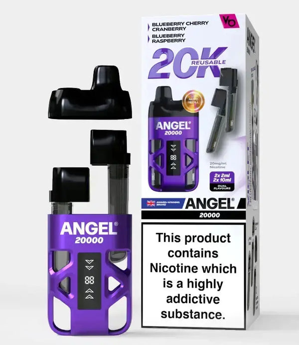 Angel 20000 Disposable Vape Box of 5 AngelNot Found Vape wholesale supplies