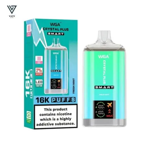 WGA Crystal Plus Smart 16000+ Puffs Disposable Vape - Vape Mart Uk