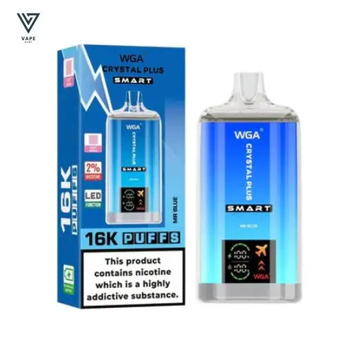 WGA Crystal Plus Smart 16000+ Puffs Disposable Vape - Vape Mart Uk