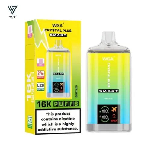 WGA Crystal Plus Smart 16000+ Puffs Disposable Vape - Vape Mart Uk