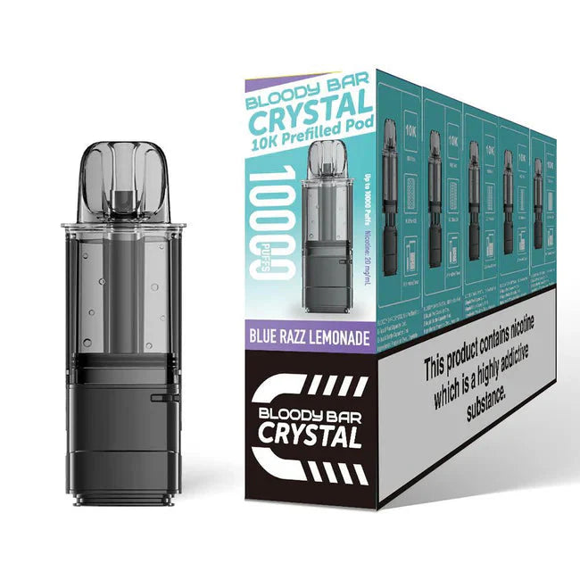 Bloody Bar Crystal 10K Replacement Pods – 5 – 2ml Prefilled Pods