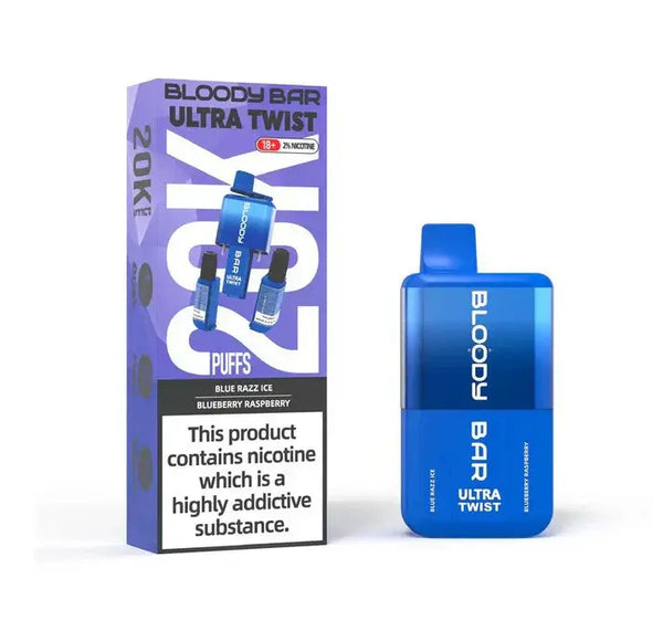 Bloody Bar Ultra Twist 20000 Puffs Disposable Vape Box of 5 My StoreNot Found Vape wholesale supplies