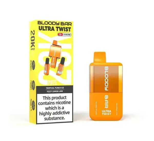 Bloody Bar Ultra Twist 20000 Puffs Disposable Vape Box of 5 My StoreNot Found Vape wholesale supplies