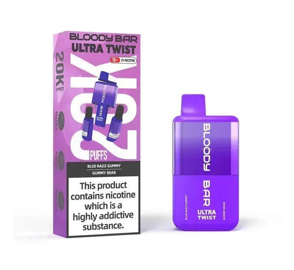 Bloody Bar Ultra Twist 20000 Puffs Disposable Vape Box of 5 My StoreNot Found Vape wholesale supplies