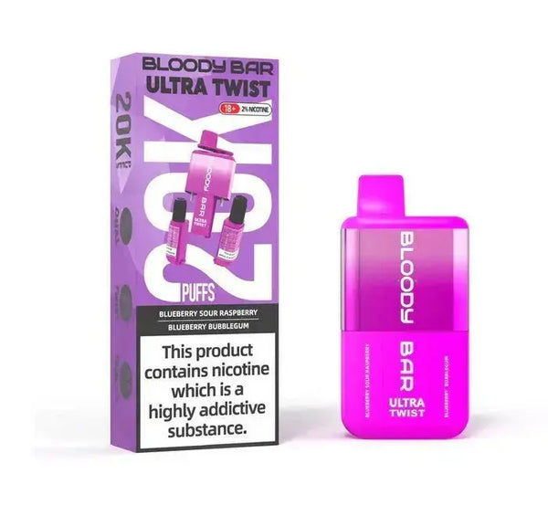 Bloody Bar Ultra Twist 20000 Puffs Disposable Vape Box of 5 My StoreNot Found Vape wholesale supplies