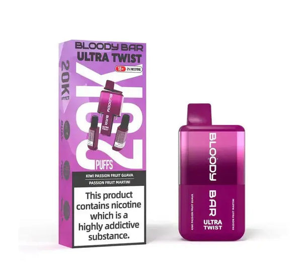 Bloody Bar Ultra Twist 20000 Puffs Disposable Vape Box of 5 My StoreNot Found Vape wholesale supplies