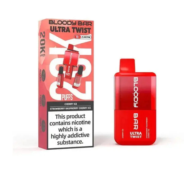 Bloody Bar Ultra Twist 20000 Puffs Disposable Vape Box of 5 My StoreNot Found Vape wholesale supplies
