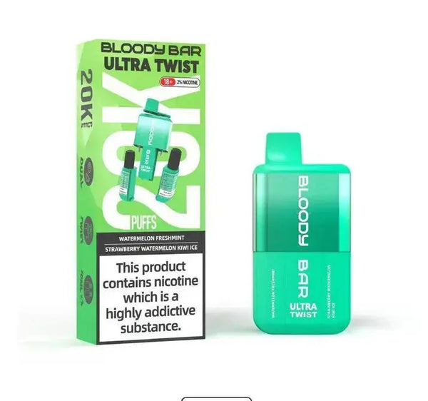 Bloody Bar Ultra Twist 20000 Puffs Disposable Vape Box of 5 My StoreNot Found Vape wholesale supplies