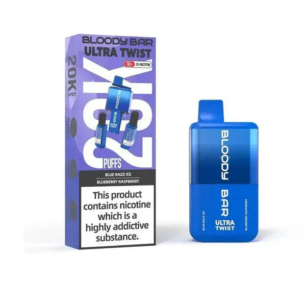 Bloody Bar Ultra Twist 20000 Puffs Disposable Vape Box of 5 My StoreNot Found Vape wholesale supplies