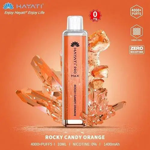 Box Of 10 Hayati Pro Max 4000+ Disposable - 0MG - Vape wholesale supplies