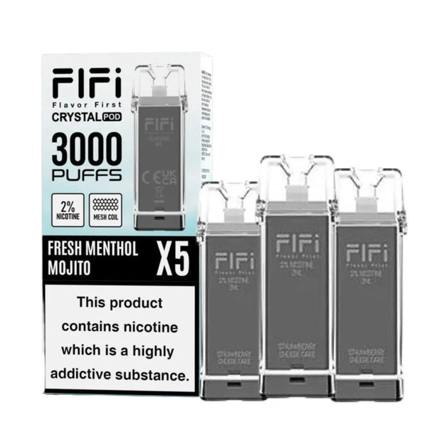 Crystal FIFI 3000 Replacement Pods - Vape Mart Uk