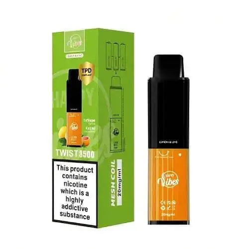 Happy Vibe2400 Disposable Device 20MG - Box of 5 - Vape wholesale supplies
