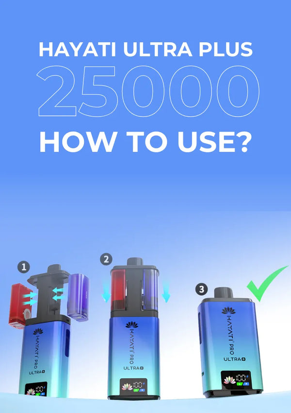 Hayati Pro Ultra Plus 25000 Puffs Vape Kit