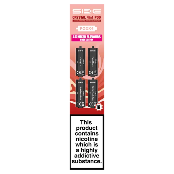 SKE CRYSTAL 4IN1 Prefilled Replacement Vape Pods Vape wholesale supplies