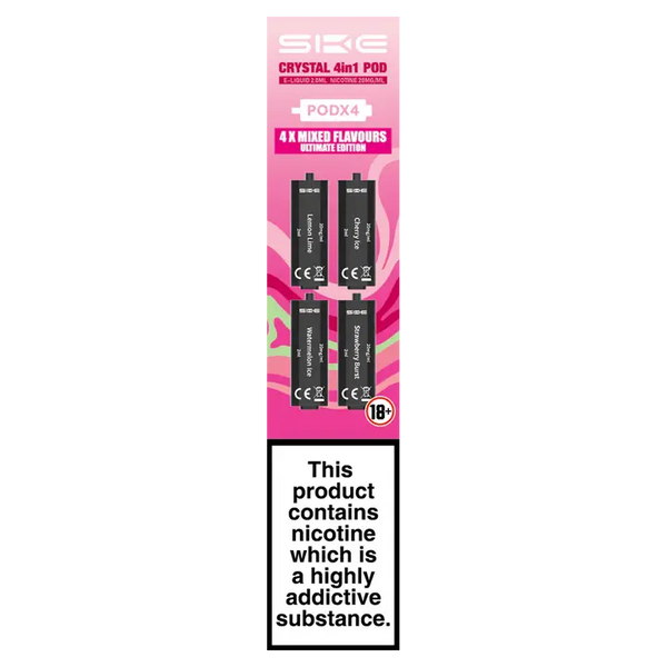 SKE CRYSTAL 4IN1 Prefilled Replacement Vape Pods Vape wholesale supplies