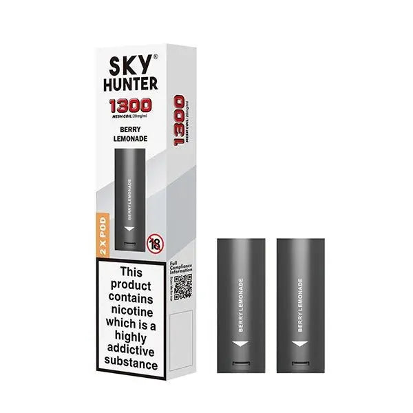 Sky Hunter 1300 Replacement Pods - Vape Mart Uk