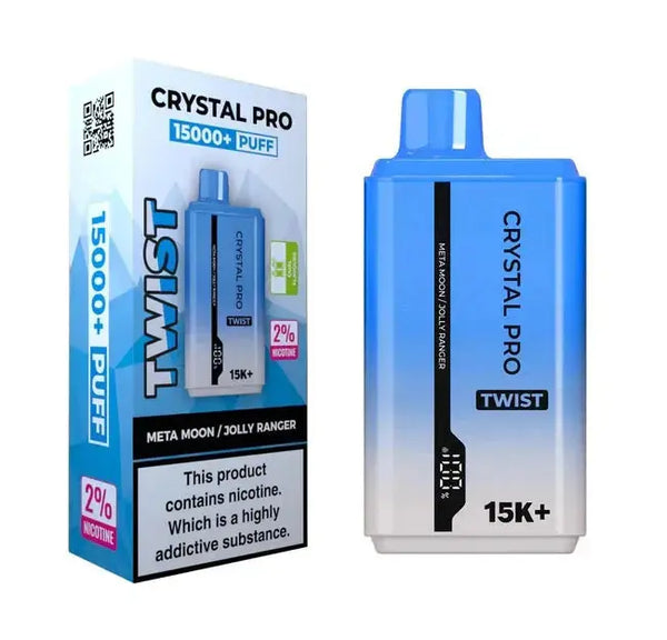 The Crystal Pro Twist 15000 Puffs Disposable Vape Box of 10 My StoreNot Found Vape wholesale supplies