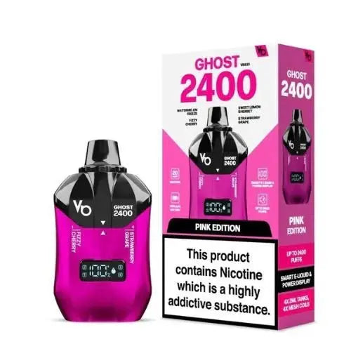 Vapes Bars Ghost 2400 Puffs Disposble Vape Box of 5 My StoreNot Found Vape wholesale supplies