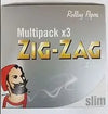Zig Zag Finest Quality Silver Slim Cigarette Rolling Paper - Multipack - 36 Booklets Vape wholesale supplies